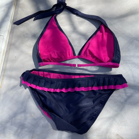 Xhileration bikini navy and pink - Picture 2 of 3